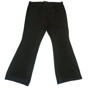 Torrid Black Glittery Flare Pants Womens Size 3R‎ Nylon/Polyester/Spandex Blend